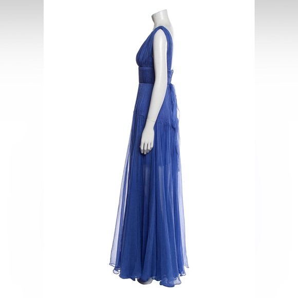 Maria Lucia Hohan | Rowen Maxi Dress, Amparo Blue, FR 34 - Picture 8 of 11
